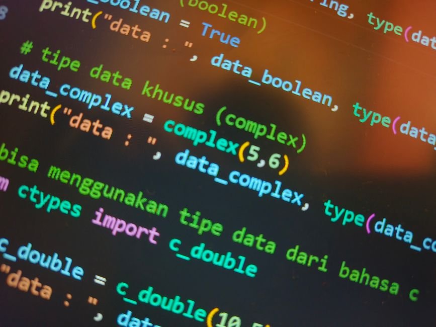 Python backtesting code open in a code editor